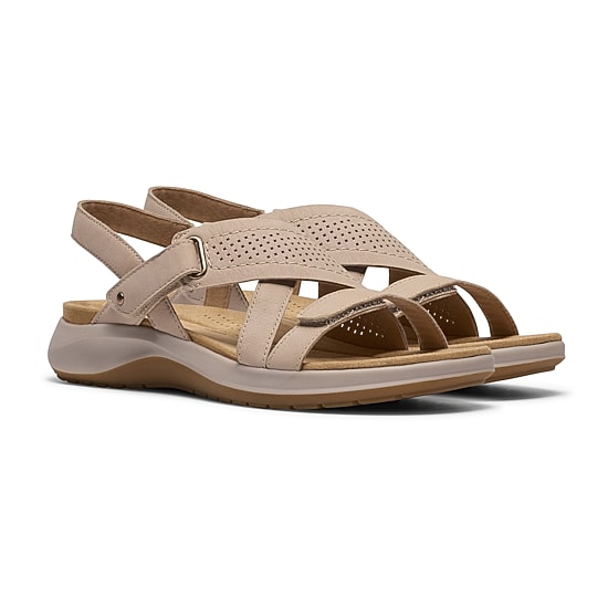 Clarks Womens Maelynn Gem Adjustable Strap Flat Sandals