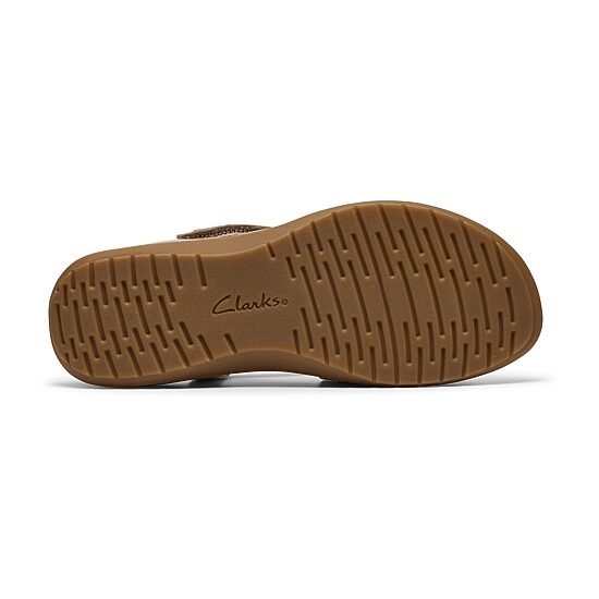 Clarks Womens Maelynn Gem Adjustable Strap Flat Sandals