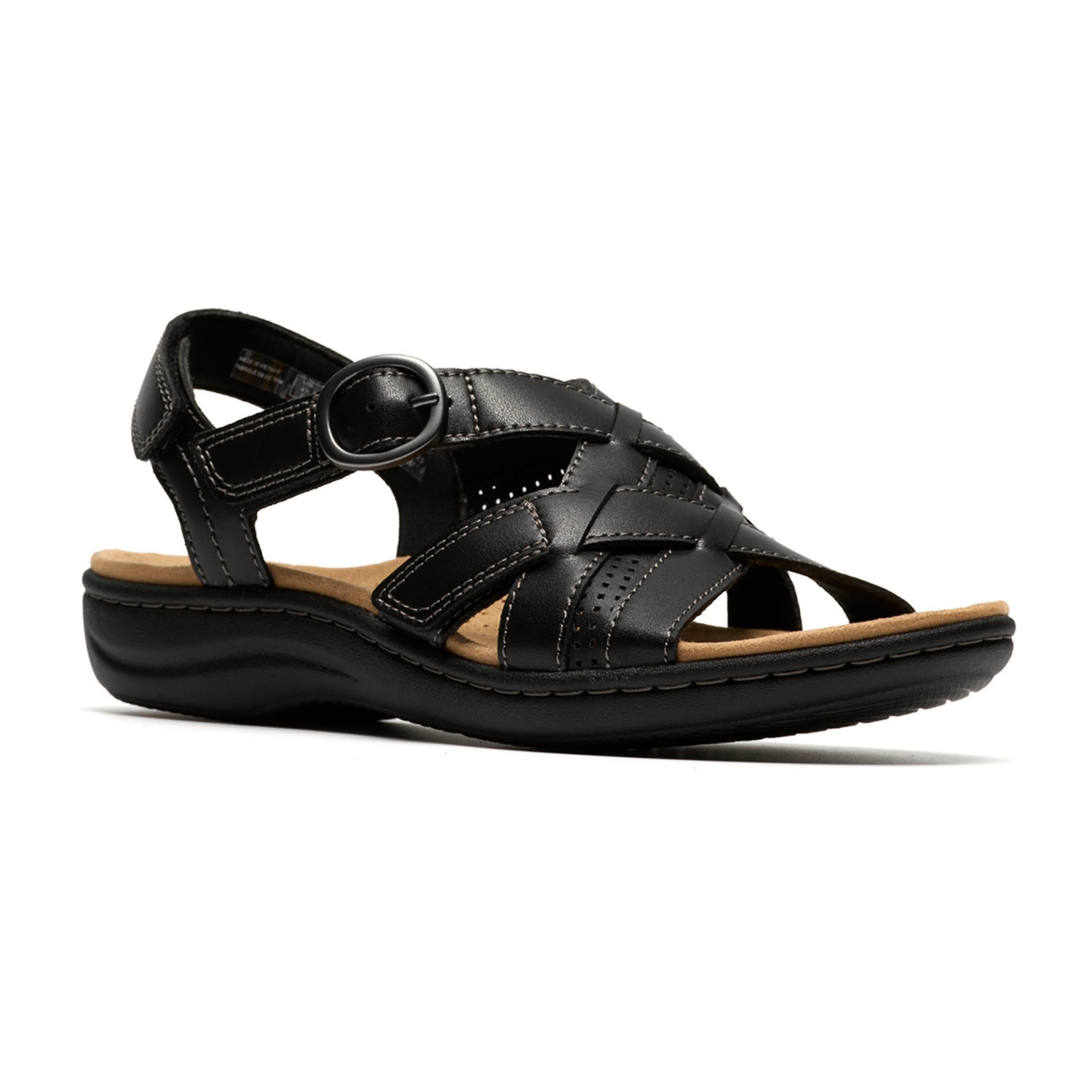 Clarks Womens Laurieann Mae Adjustable Strap Flat Sandals