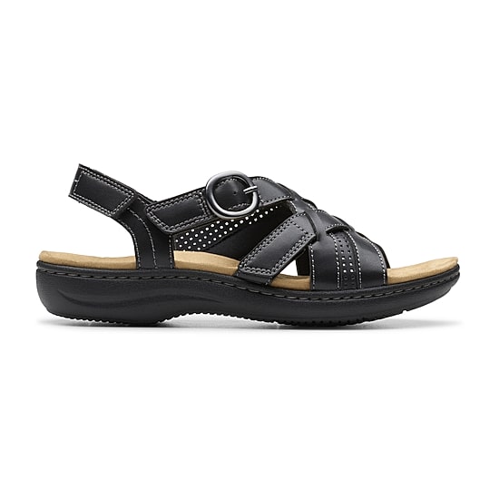 Clarks Womens Laurieann Mae Adjustable Strap Flat Sandals