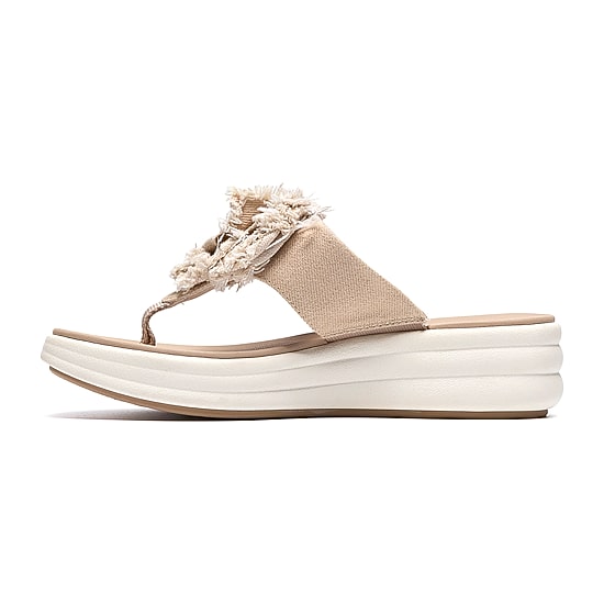 Clarks Womens Drift Rose Wedge Sandals