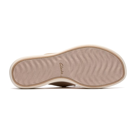 Clarks Womens Drift Rose Wedge Sandals