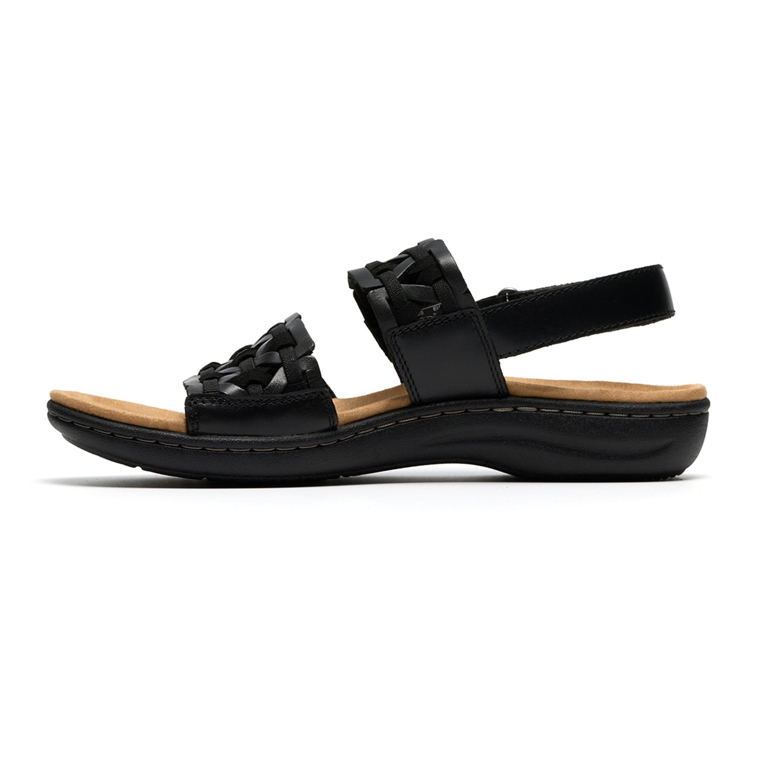 Clarks Womens Laurieann Lily Adjustable Strap Flat Sandals