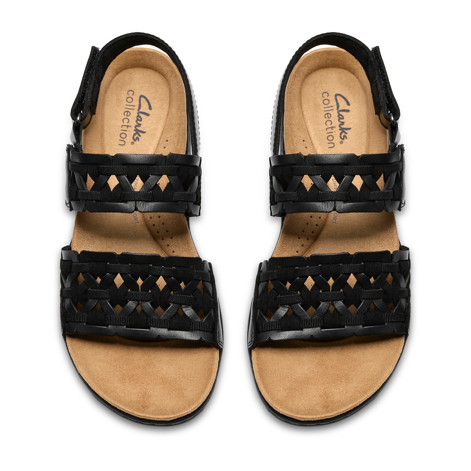 Clarks Womens Laurieann Lily Adjustable Strap Flat Sandals
