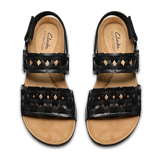 Clarks Womens Laurieann Lily Adjustable Strap Flat Sandals