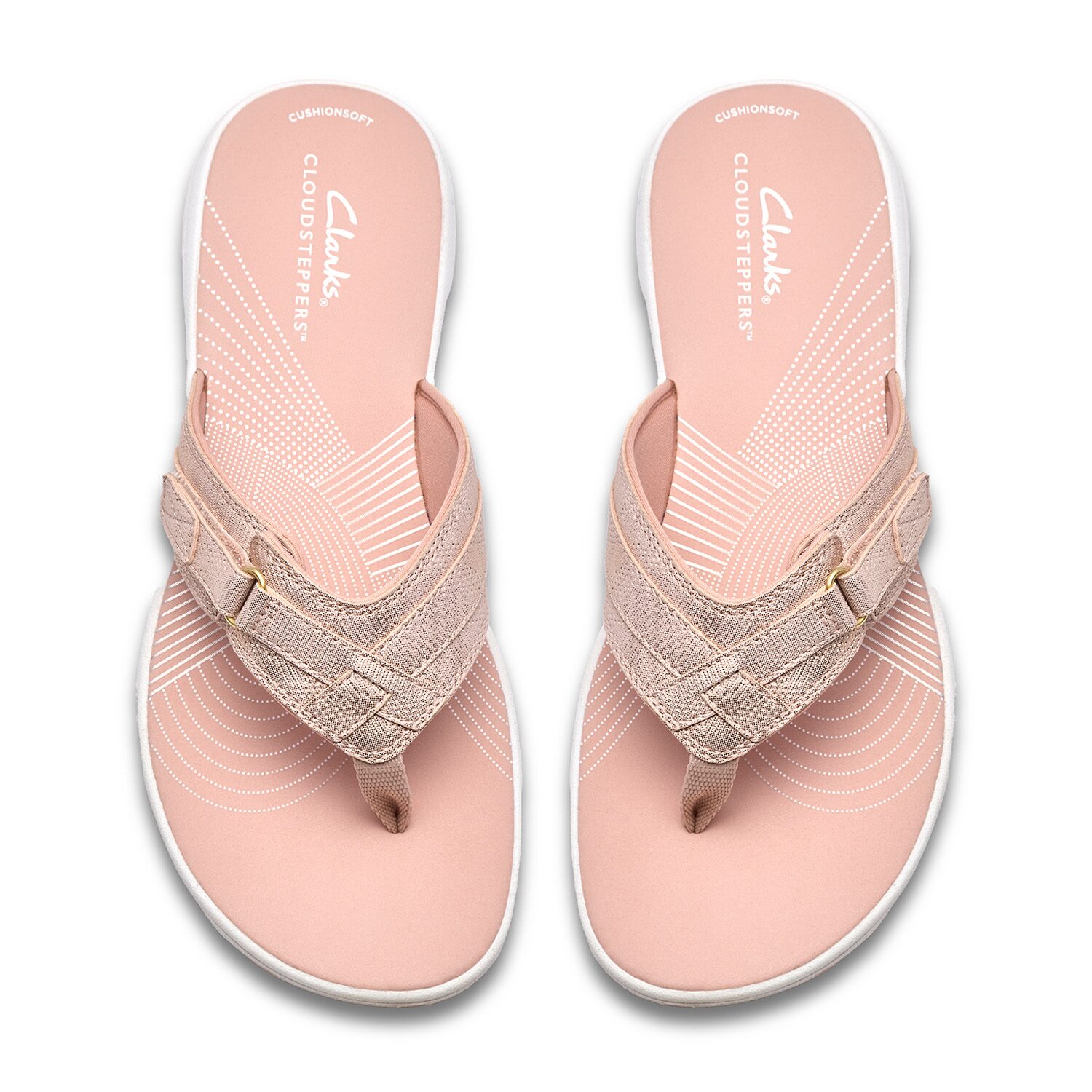 Clarks Cloudsteppers Womens Breeze Sea Flip-Flops