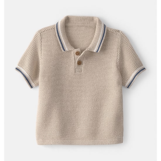 Oshkosh Baby Boys Short Sleeve Regular Fit Polo Shirt