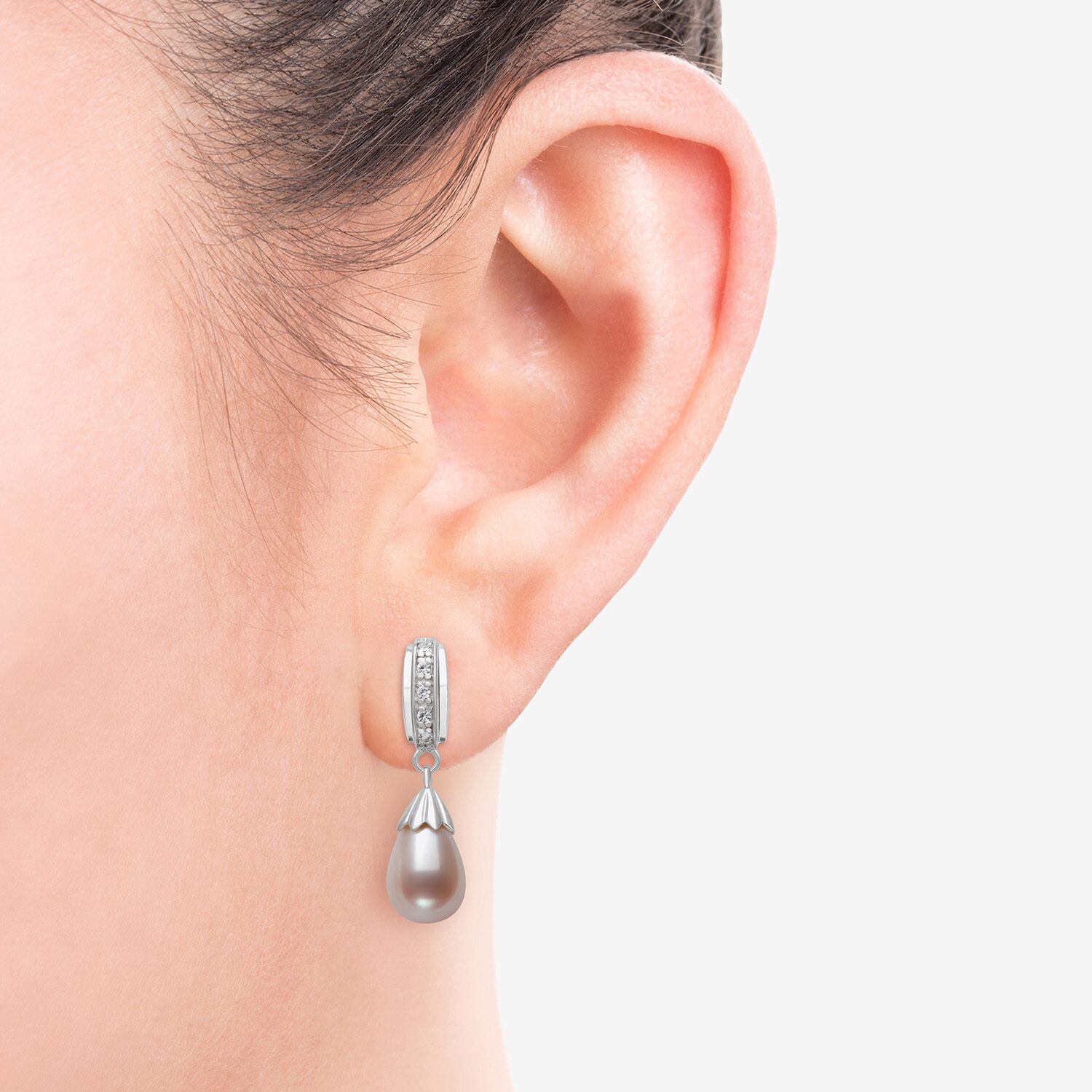 Limited Quantities! Womens Cultured Freshwater Pearl Sterling Silver Drop Earrings