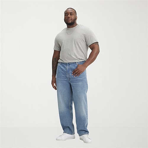 Levi's Big and Tall Mens 550 Tapered Leg Relaxed Fit Jeans, 48 32, Blue