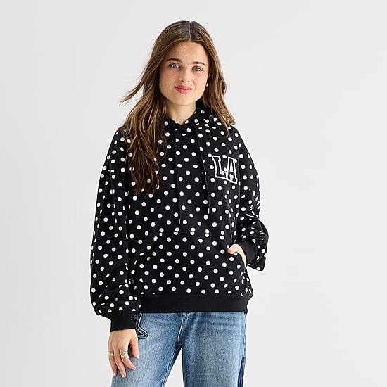 Forever 21 Womens Juniors Long Sleeve Fleece Hoodie