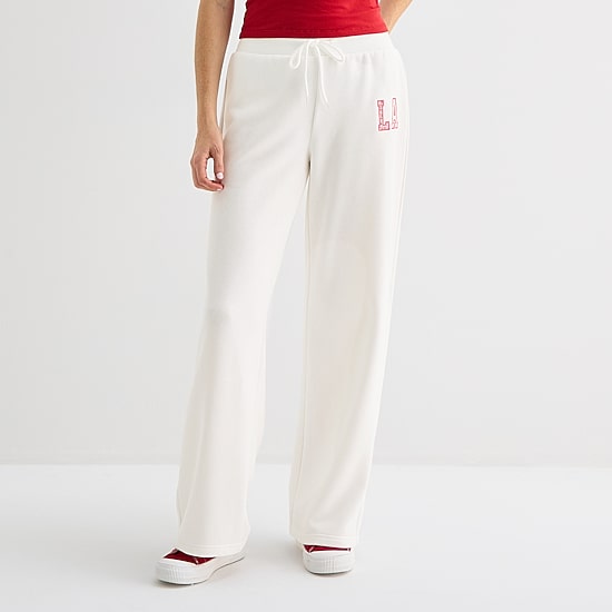Forever 21 Womens Juniors Flare Mid Rise Sweatpant