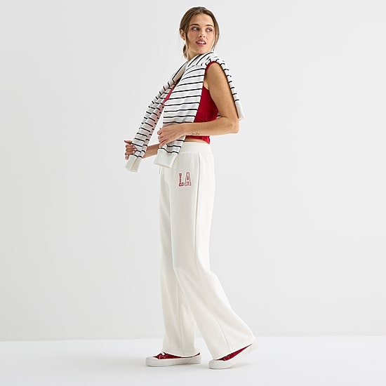 Forever 21 Womens Juniors Flare Mid Rise Sweatpant
