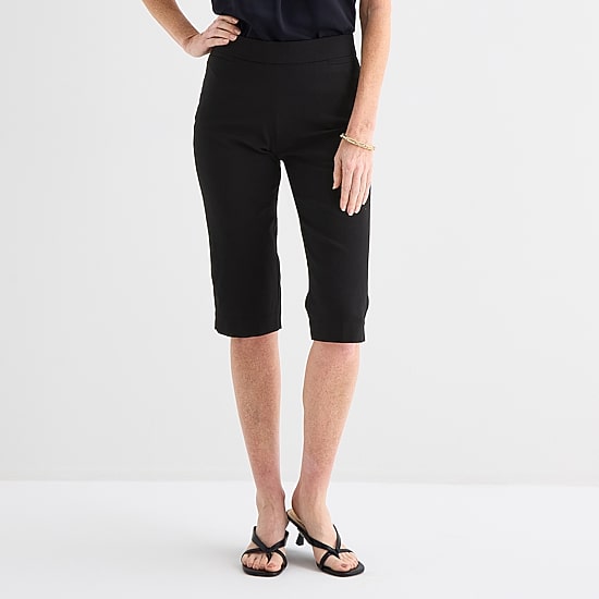 Liz Claiborne Lisa Womens Straight Capri Pant