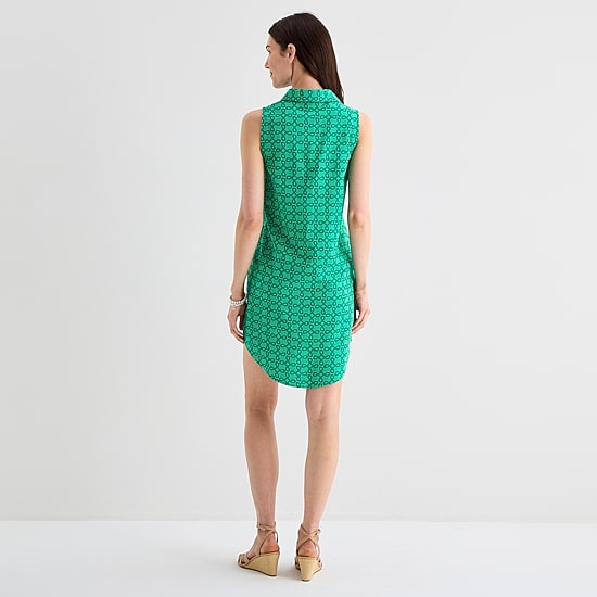 St. John's Bay Womens Sleeveless Sheath Dress