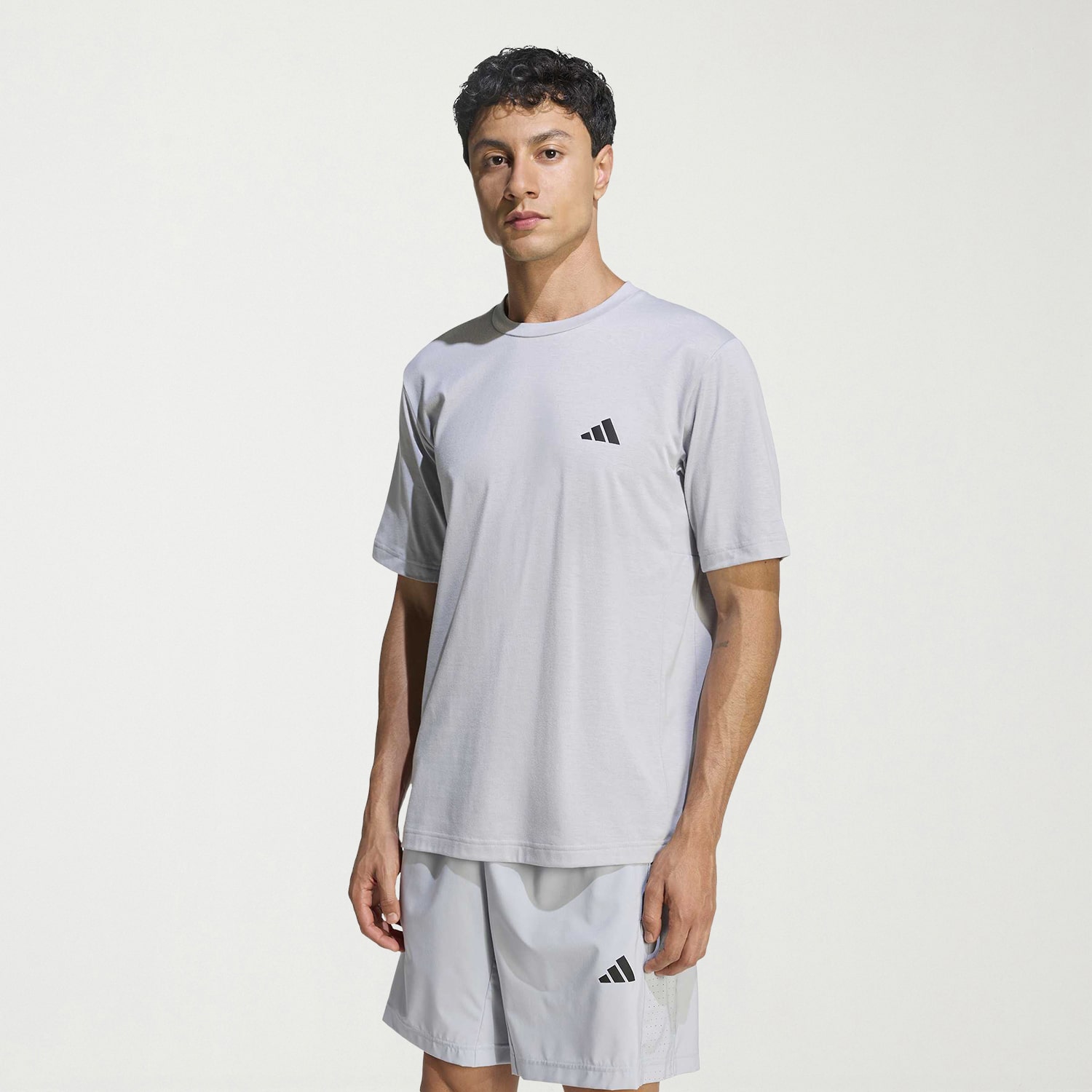 adidas Mens Crew Neck Short Sleeve Active T-Shirt
