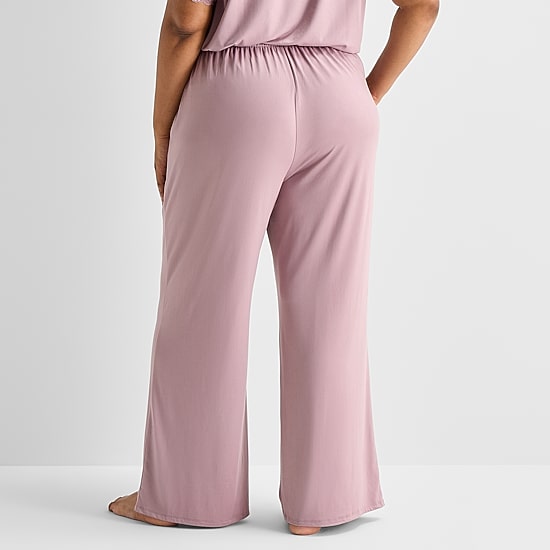 Ambrielle Womens Plus Pajama Pants