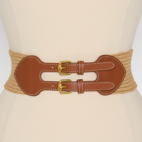 A.N.A Two Buckle Stretch Belt Womens Belt