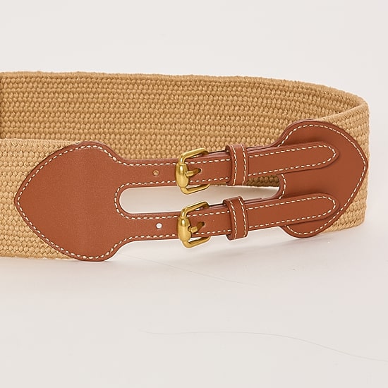 A.N.A Two Buckle Stretch Belt Womens Belt