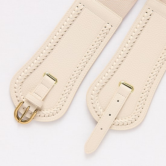 A.N.A Whipstitch Edge Stretch Belt Womens Belt