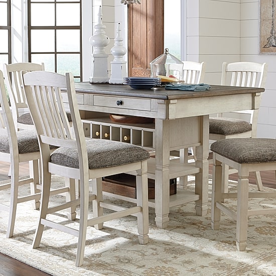 Signature Design by Ashley® Roanoke Rectangular Wood-Top Dining Table