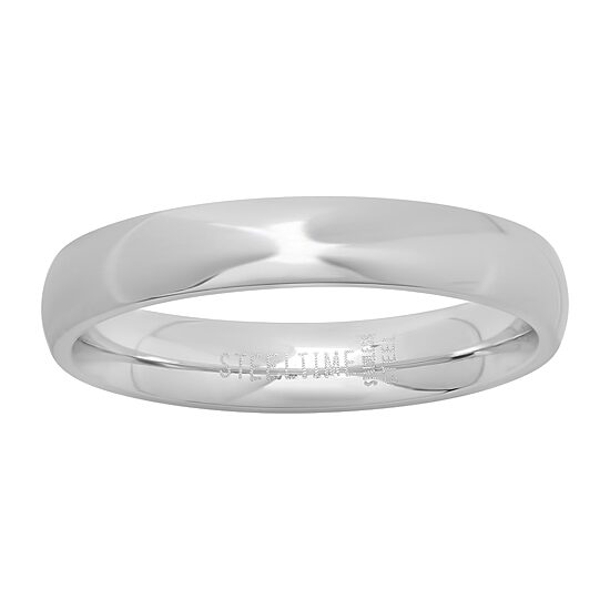 Steeltime Mens 4MM Stainless Steel Band