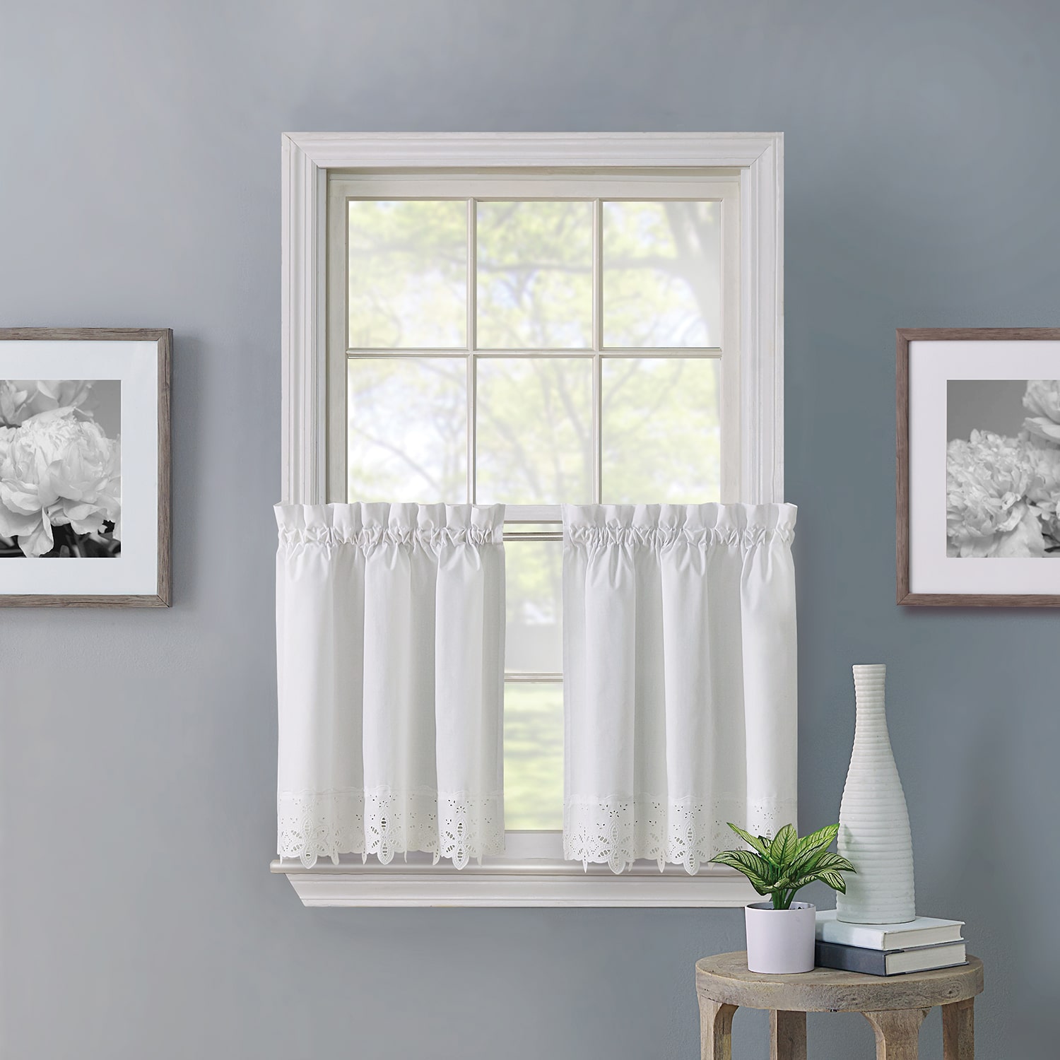 Regal Home Battenburg 2-pc. Rod Pocket Window Tier