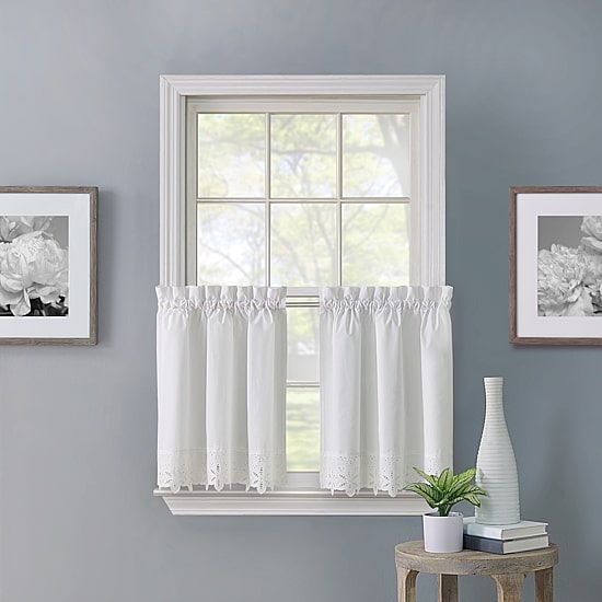 Regal Home Battenburg 2-pc. Rod Pocket Window Tier