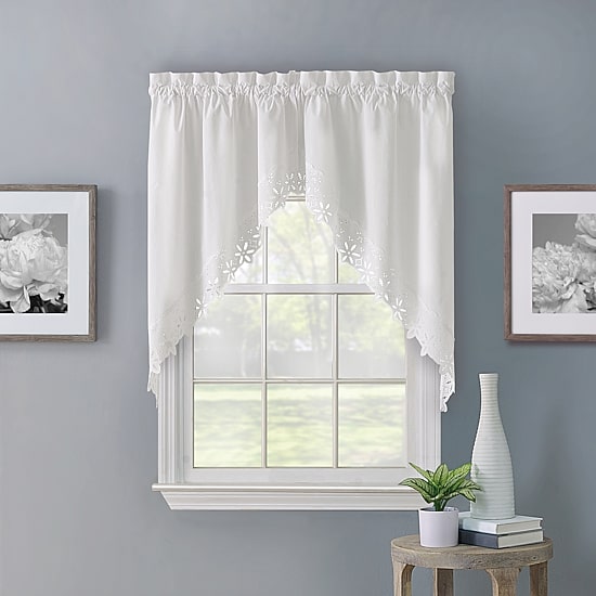 Regal Home Battenburg Swag Multi-Pack Rod Pocket Valance