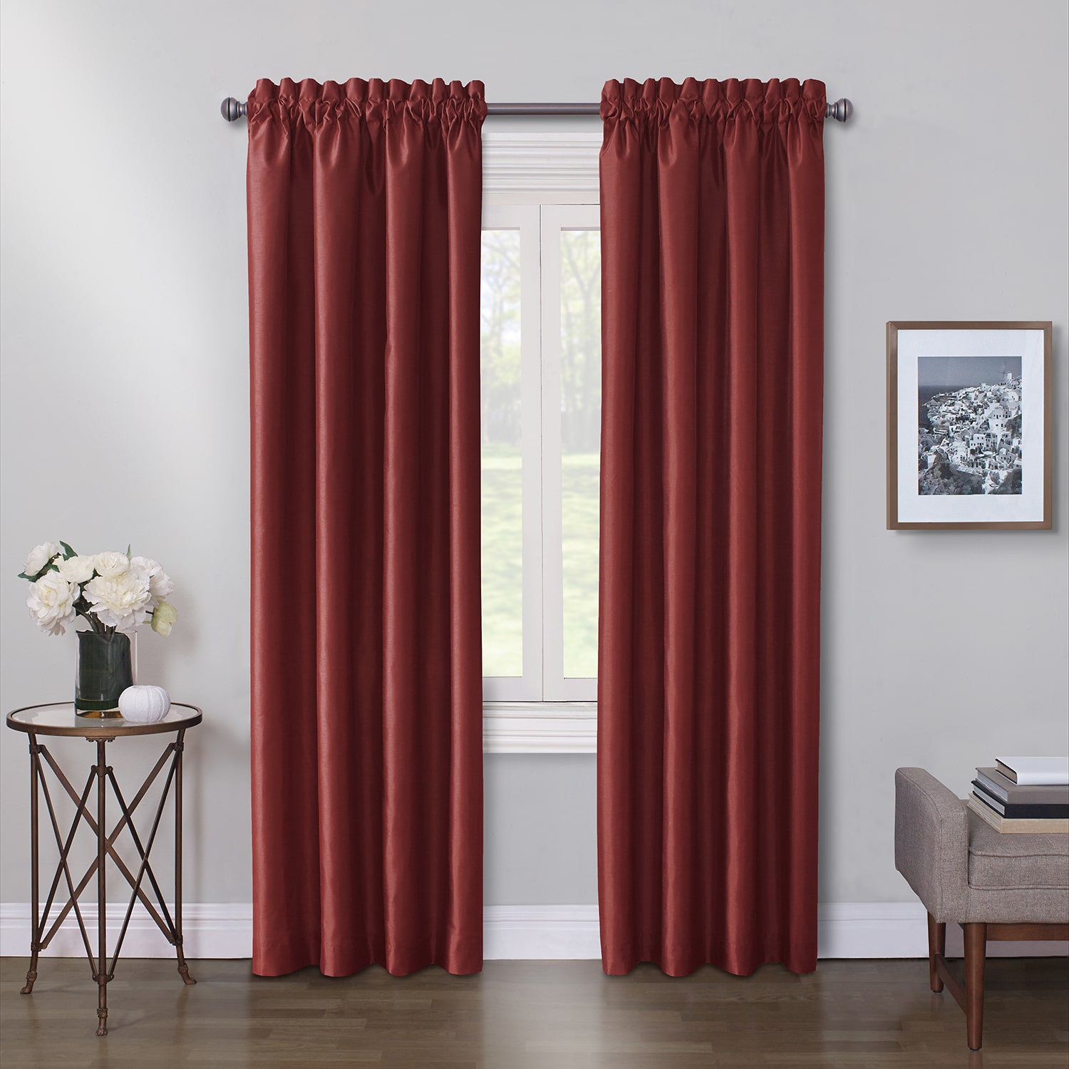 Max Blackout Mystique Rod Pocket 100% Blackout Single Curtain Panel