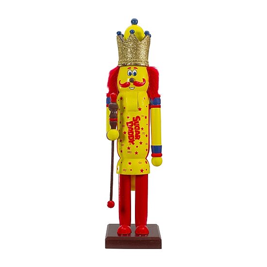 14'' Tootsie Roll Sugar Daddy Wooden Christmas Nutcracker Figure