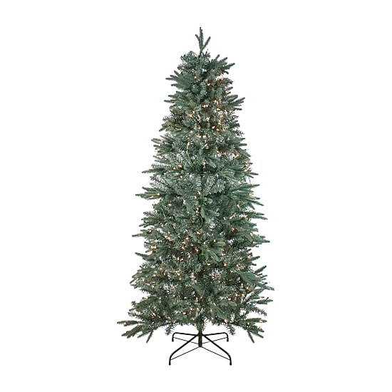 7.5' Pre-Lit Washington Frasier Fir Slim Artificial Christmas Tree - Clear Lights