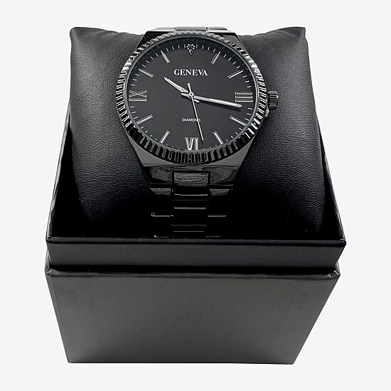Geneva Mens Black Bracelet Watch Mac8169jc