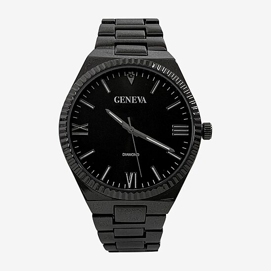 Geneva Mens Black Bracelet Watch Mac8169jc