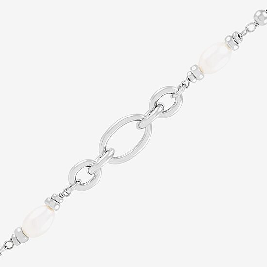 Limited Quantities! Womens White Sterling Silver 36 Inch Strand Necklace