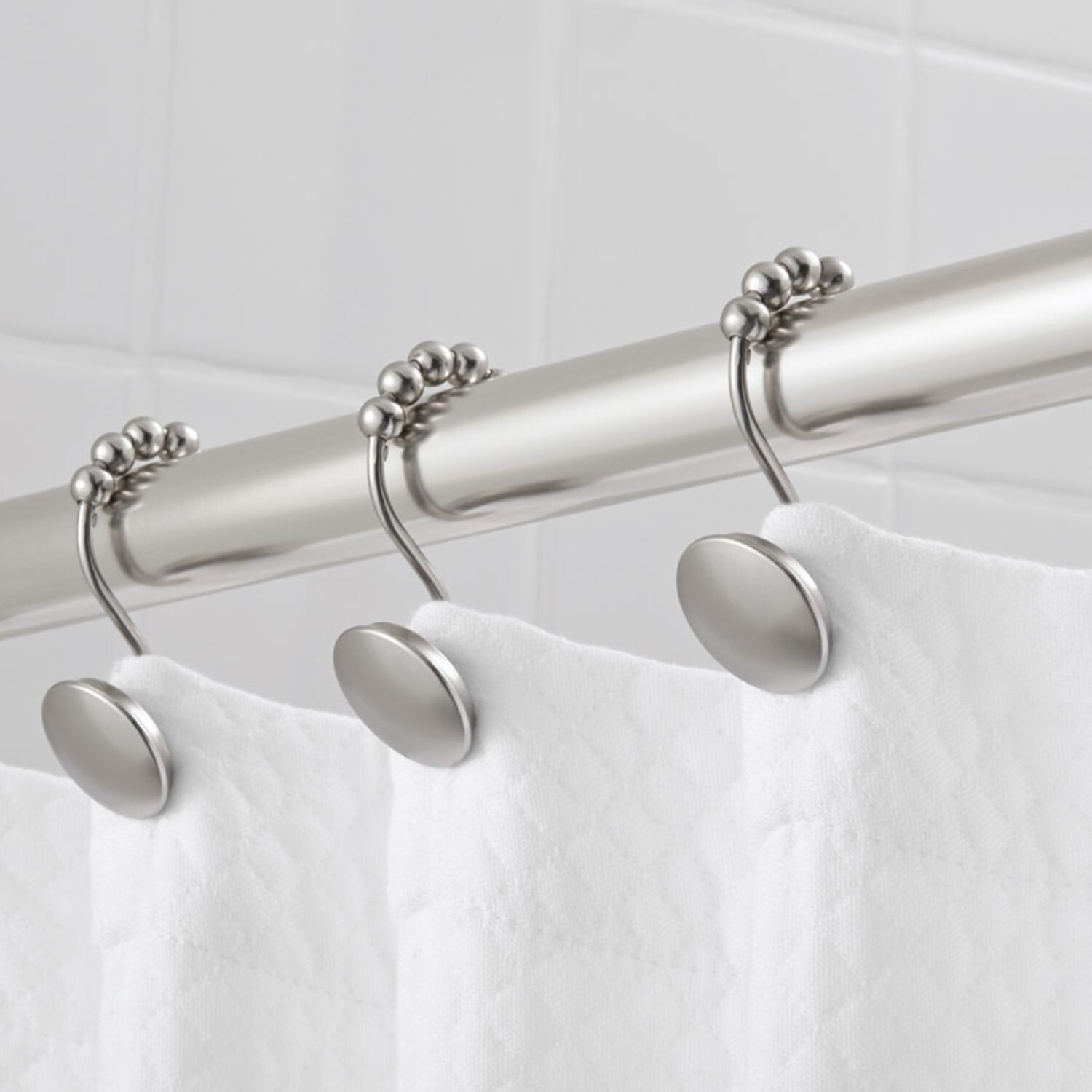 Maytex Mills Luminex Peyton Glide Shower Curtain Hooks