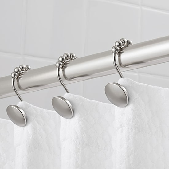 Maytex Mills Luminex Peyton Glide Shower Curtain Hooks