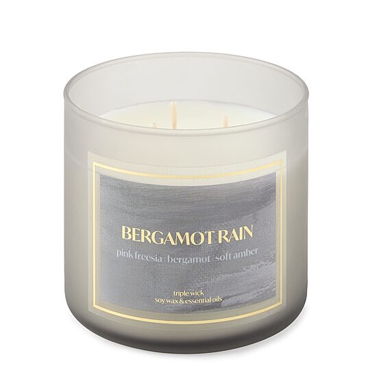 Distant Lands Bergamot Rain 3-Wick Scented Jar Candle