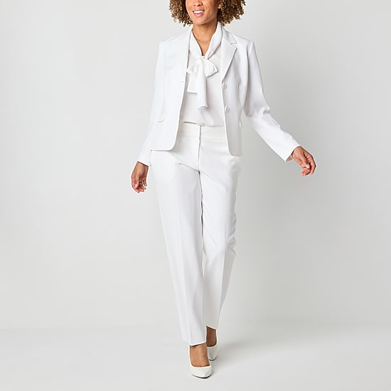 Black Label by Evan-Picone Womens Classic Fit Suit Jacket