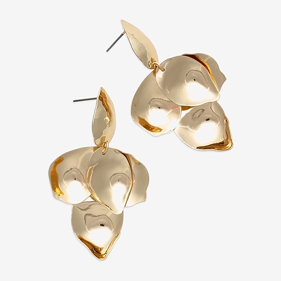 Bold Elements Womens Drop Earrings