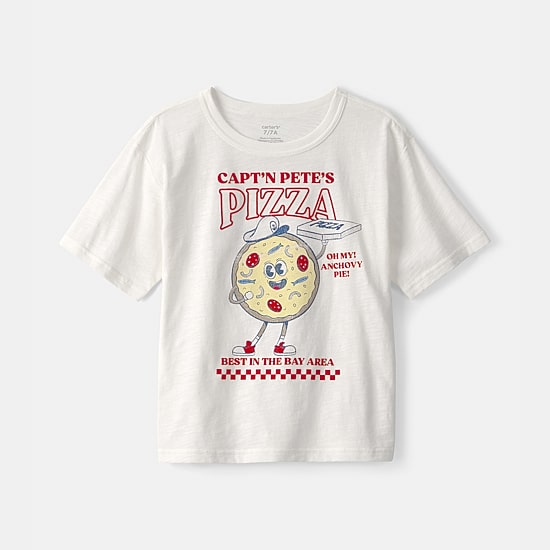 Carter's Little & Big Kid Boys Round Neck Short Sleeve Regular Fit Graphic T-Shirt