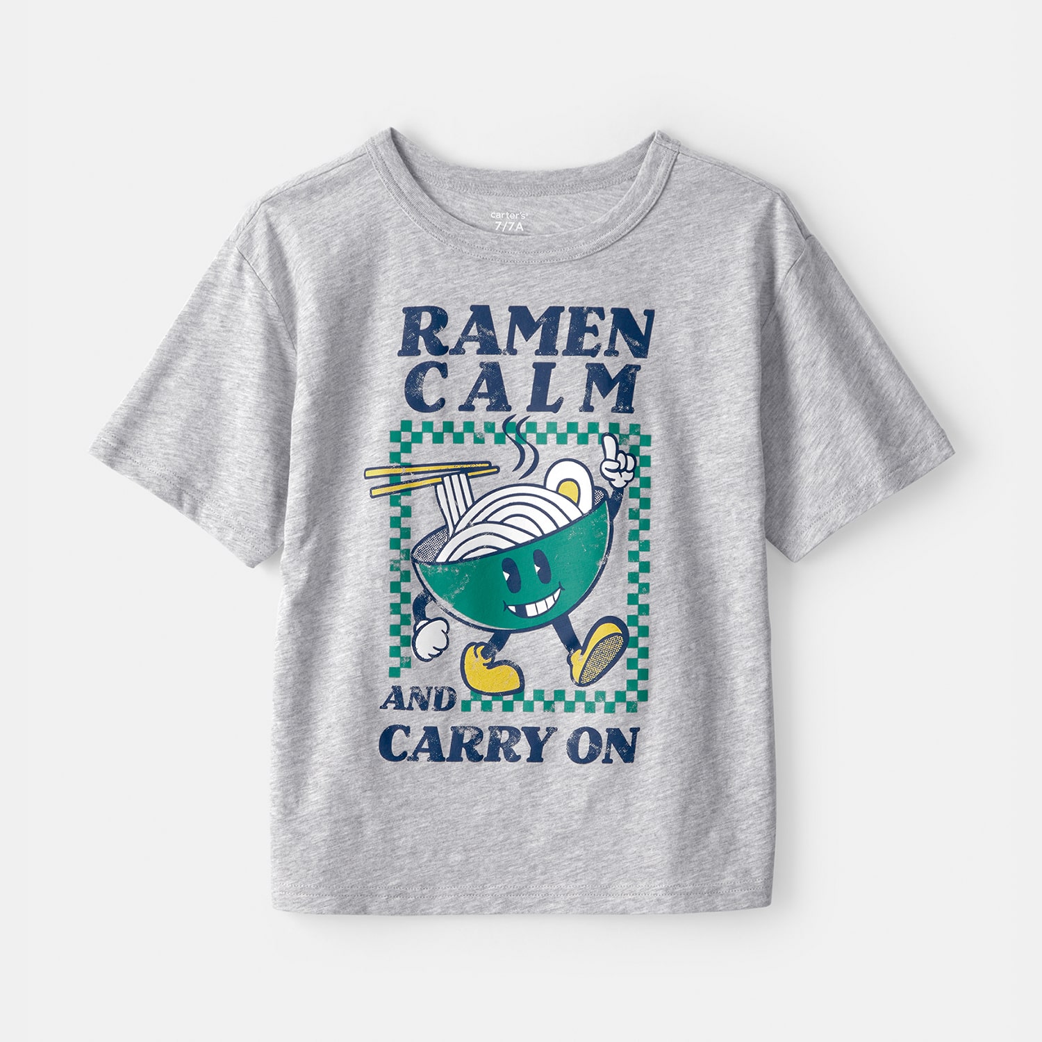Carter's Little & Big Kid Boys Round Neck Short Sleeve Regular Fit Graphic T-Shirt