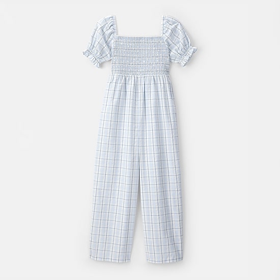 Carter's Little & Big Kid Girls Short Sleeve Squares Romper