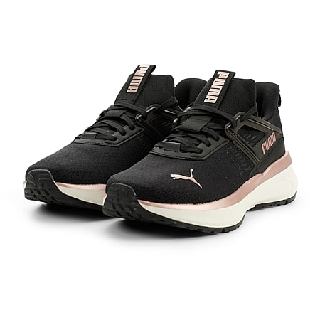 PUMA Carina 3.0 Sd Womens Sneakers, Color: Black Gold - JCPenney
