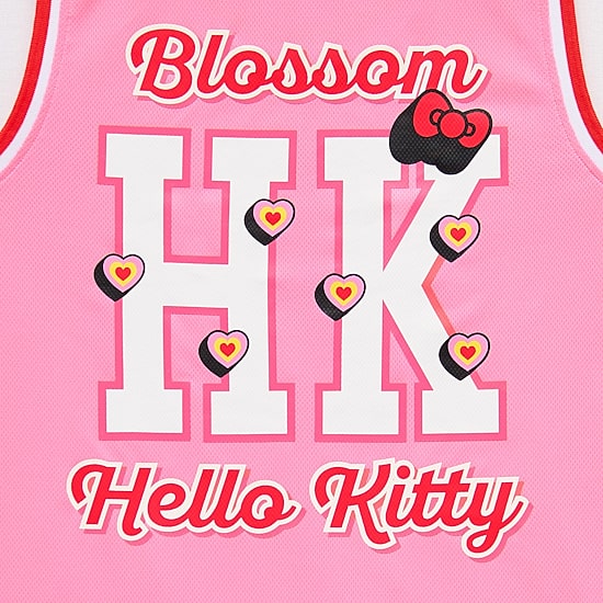 Hello Kitty® And Friends X The Powerpuff Girls™ Womens Juniors Crew Neck Basketball Jersey