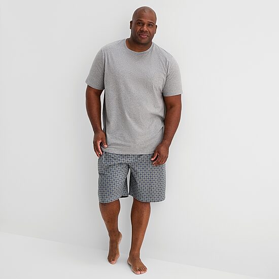 Stafford Super Soft Mens Big and Tall Pajama Shorts