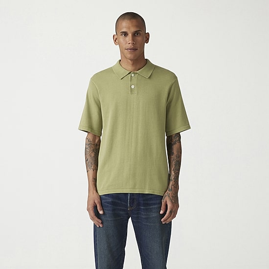 Levi's® Mens Short Sleeve Sweater Polo Shirt