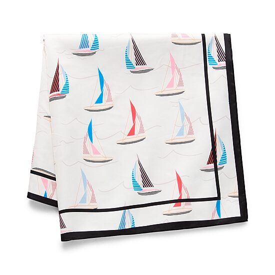 Mixit Sailboat Print Square Scarf