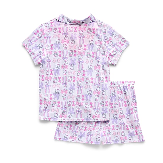 Little & Big Kid Girls Hello Kitty Short Sleeve 2-pc. Pajama Set