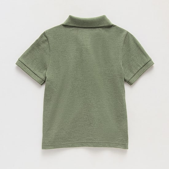 Okie Dokie Toddler & Little Boys Short Sleeve Regular Fit Polo Shirt