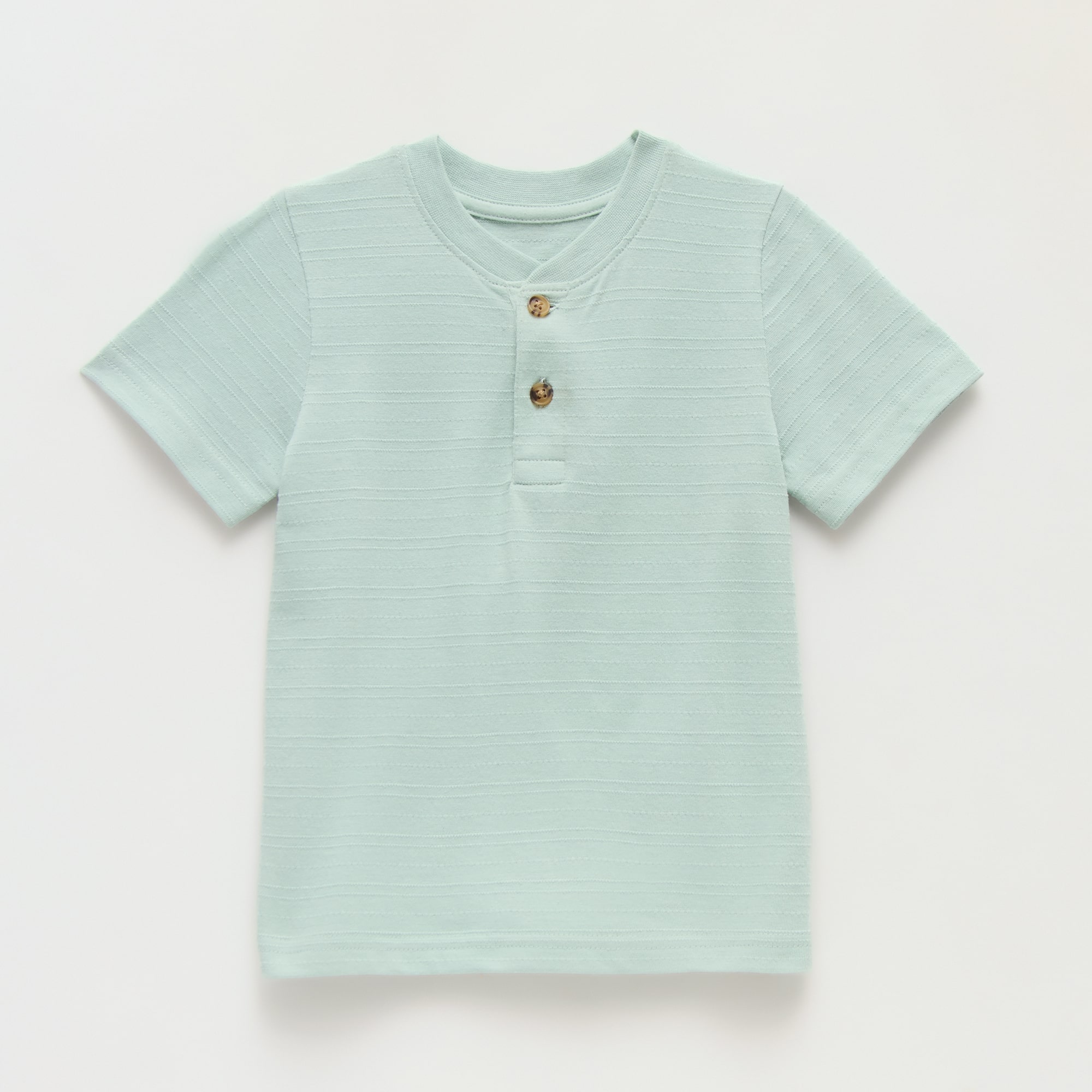 Okie Dokie Toddler & Little Boys Short Sleeve Regular Fit Henley Shirt